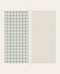 Ilustración sobre la percepción visual entre azulejos pequeños y azulejos XXL.